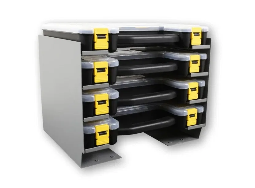 40380 – HOLMAN Van Storage System Cabinet, Shelf Mount 15-1/2 Inch Width x 14 Inch Depth x 12 Inch Height With 4 4035...